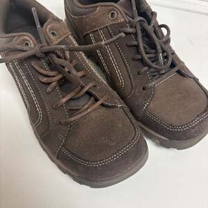 Skechers Women’s Brown Suede Leather Hiking Shoes Size 8
